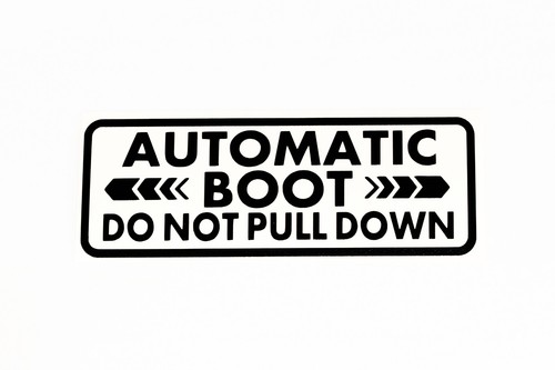 Automatic boot not pull - not,