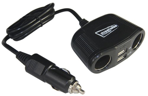 Streetwize twin socket and usb - streetwize,