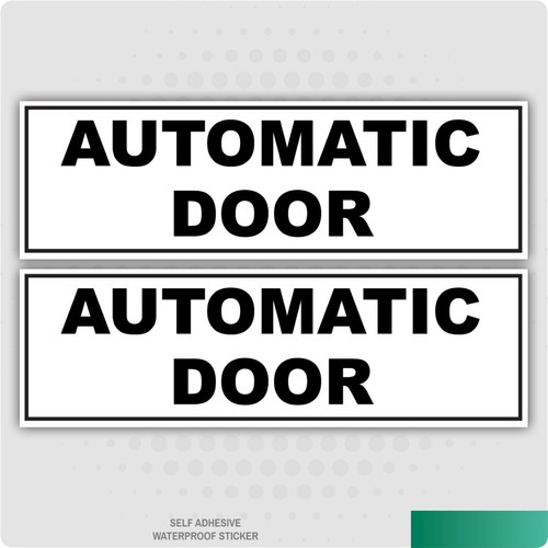 Automatic door black - 2,