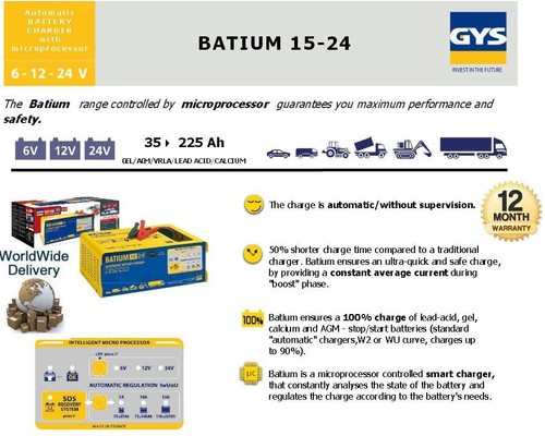 Gys 12v 24v - gys, 6v