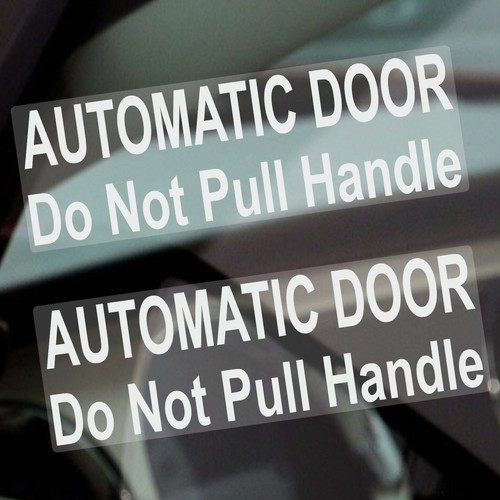 Automatic door not - not, pull