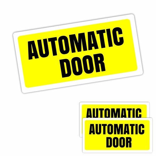 Automatic door stickers - automatic,