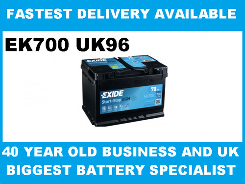 Exide ek700 096 - 096, van