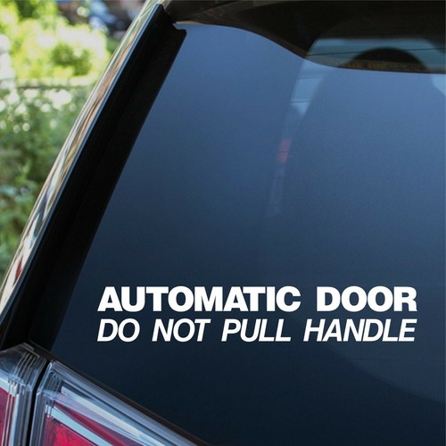 Automatic door sticker car van - door,