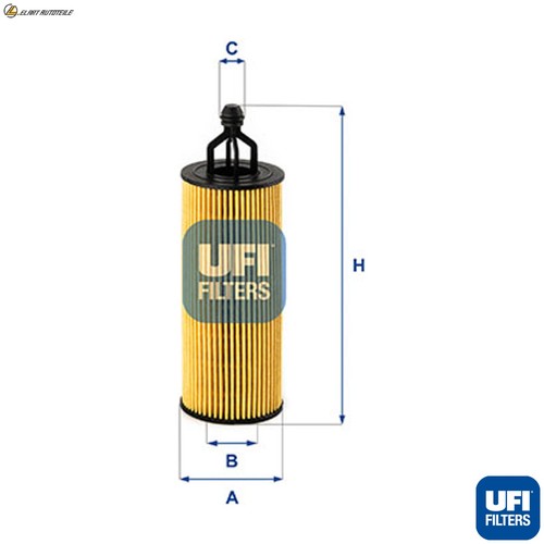 Oil filter 251 for - 25.251.00, jeep